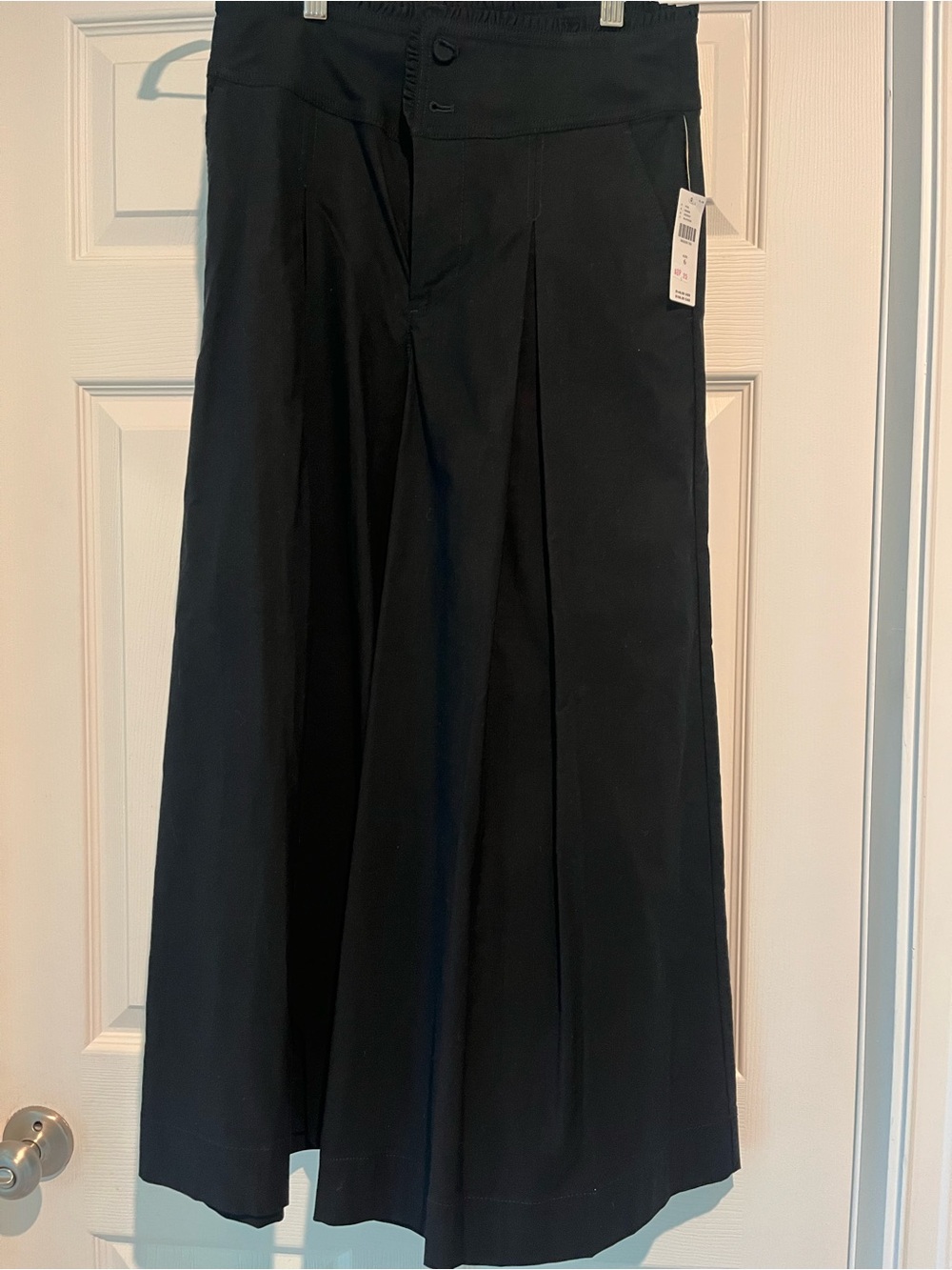 Brand New Womens wide leg black pants from anthropology.